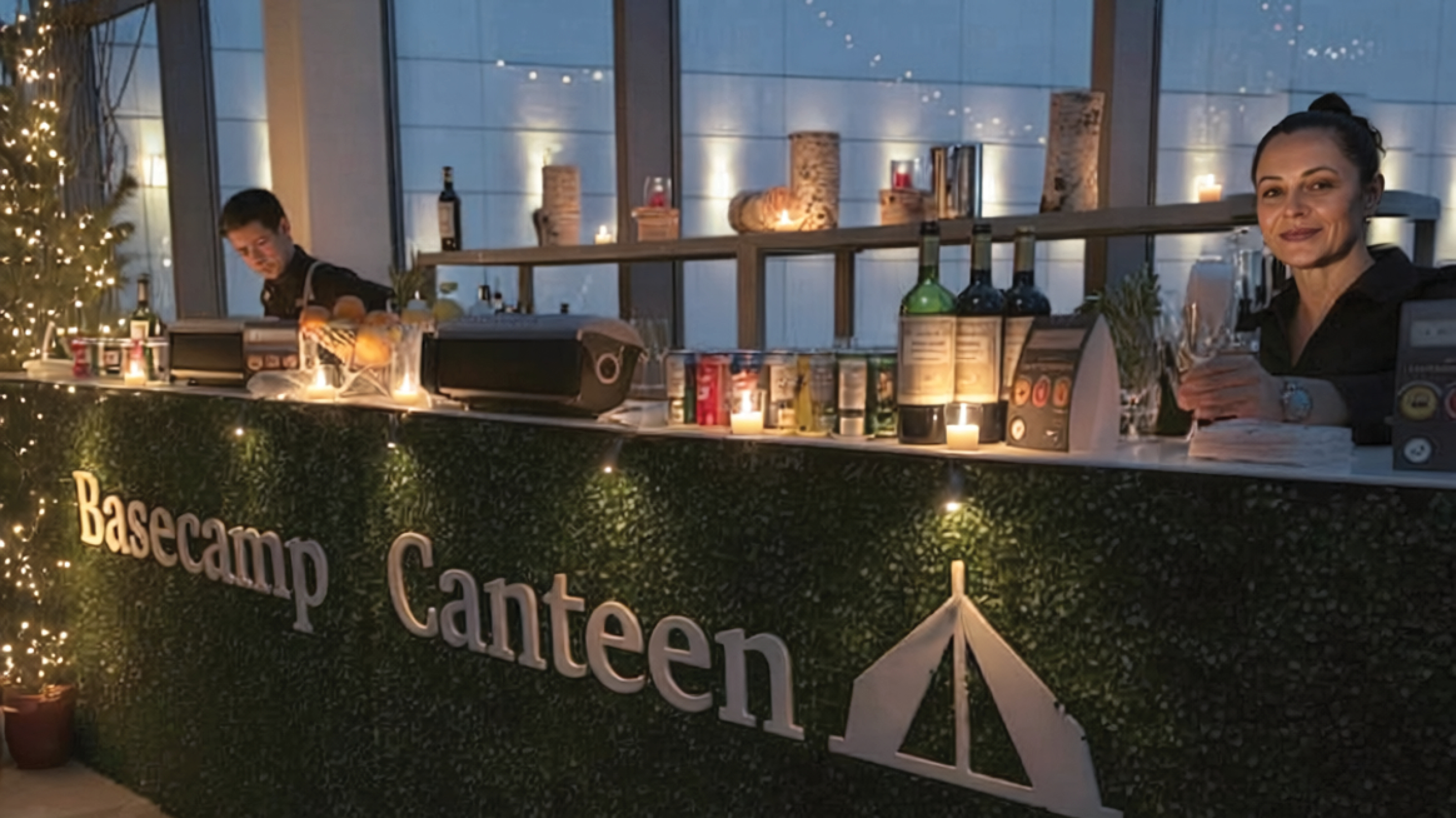 Basecamp Canteen bar at Camp PwC