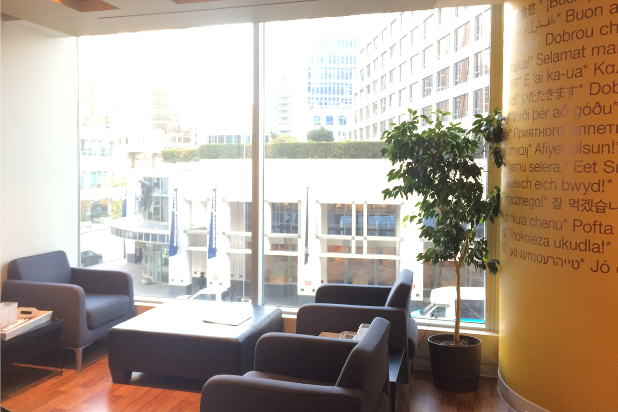 PwC Canada Connectedthinking-era branded office space