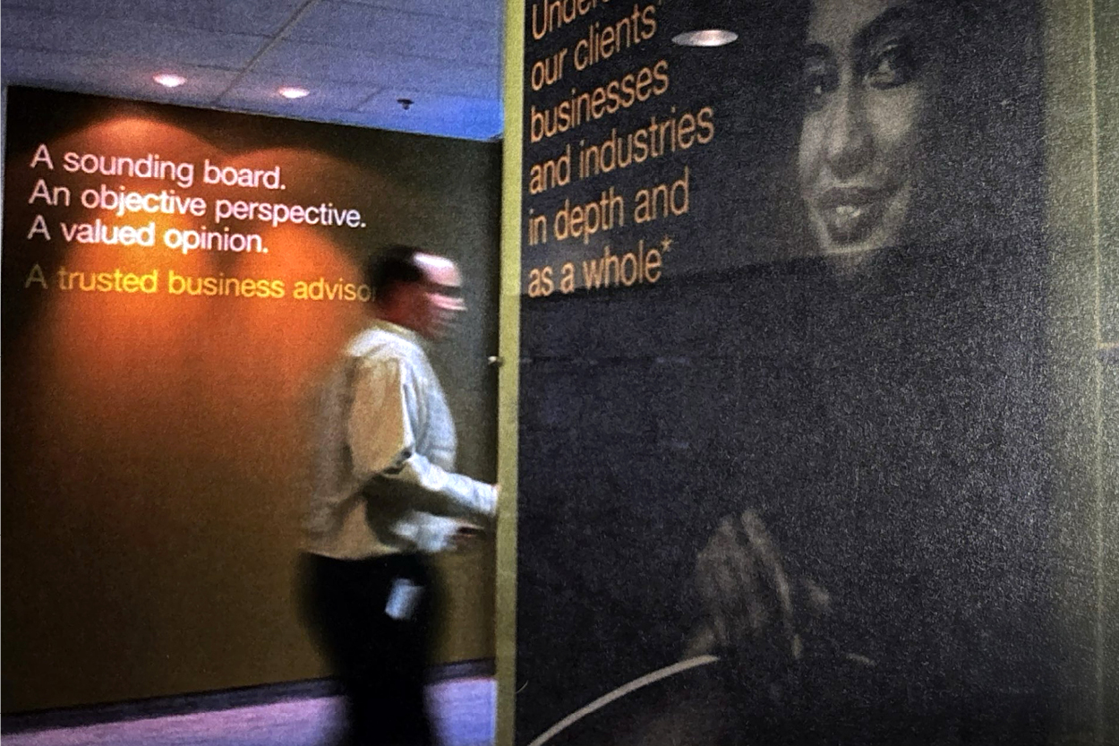 PwC Canada Connectedthinking-era branded office space