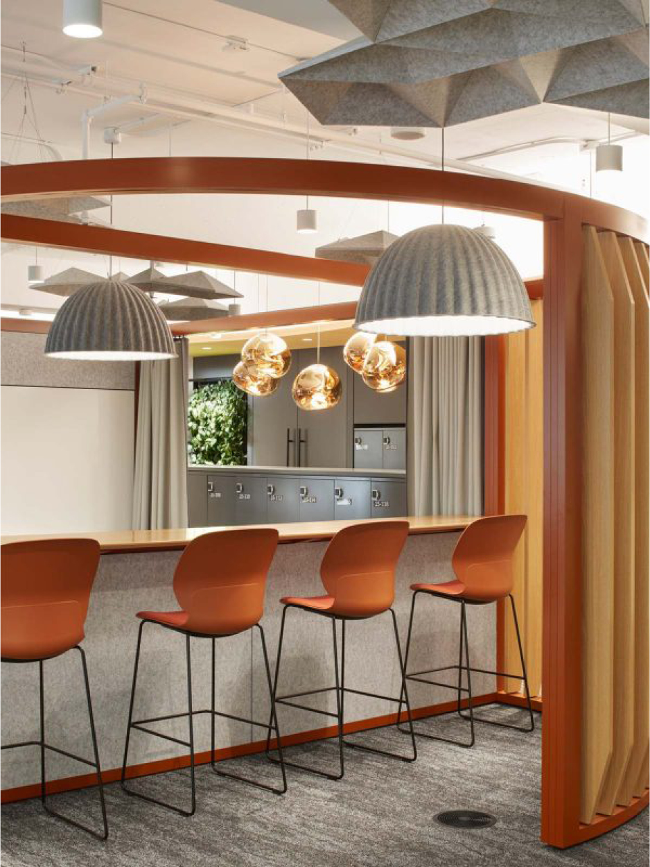 PwC Canada finished office interior