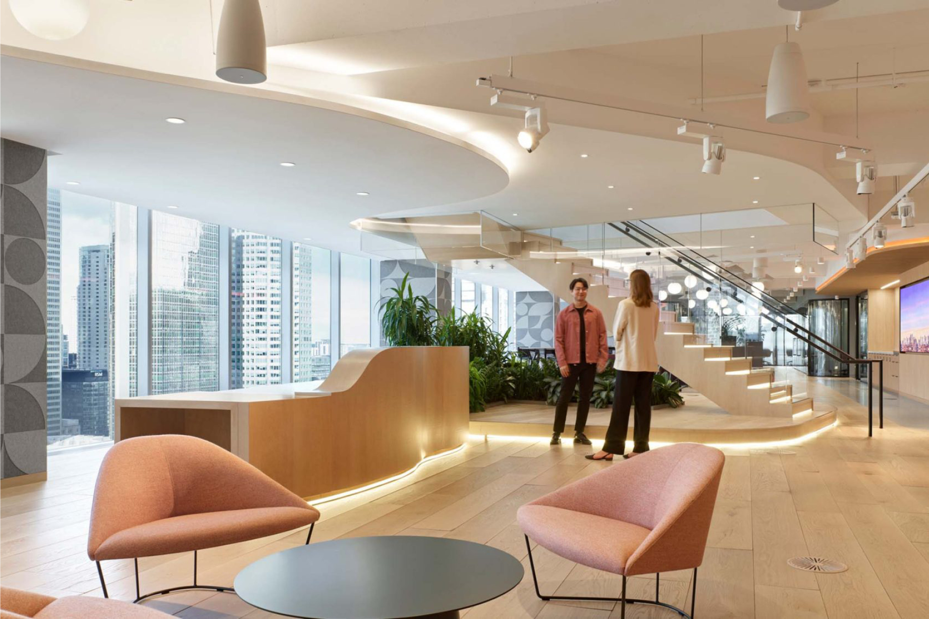 PwC Canada finished office interior