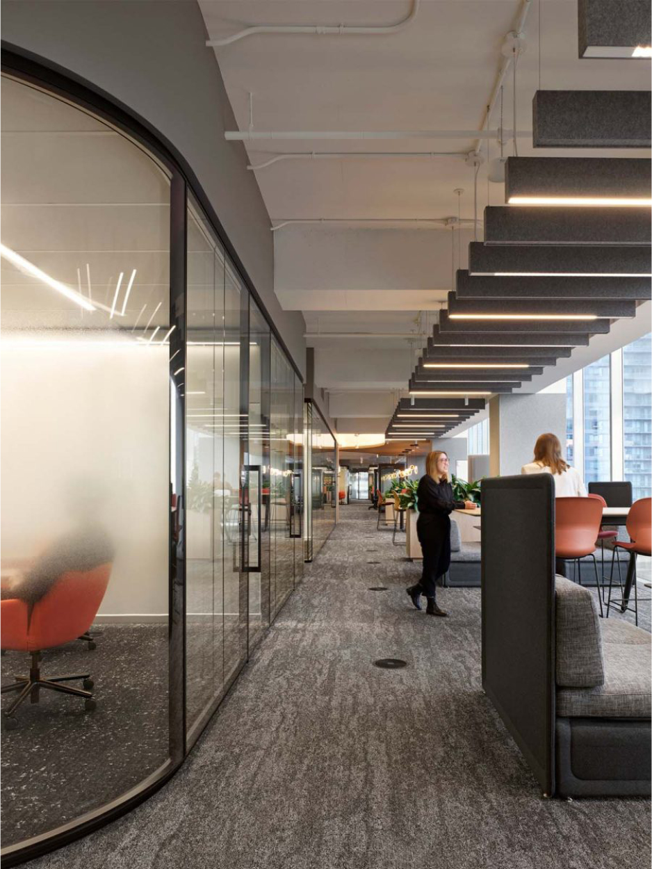 PwC Canada finished office interior
