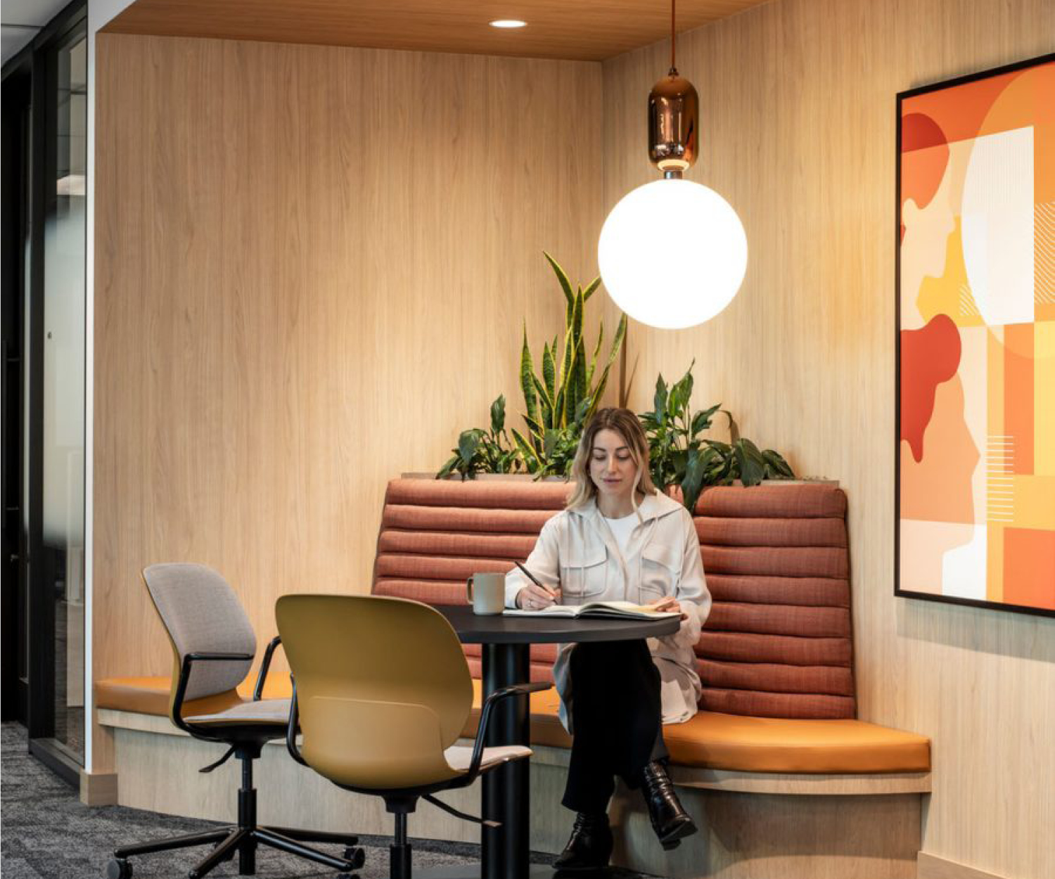 PwC Canada finished office interior