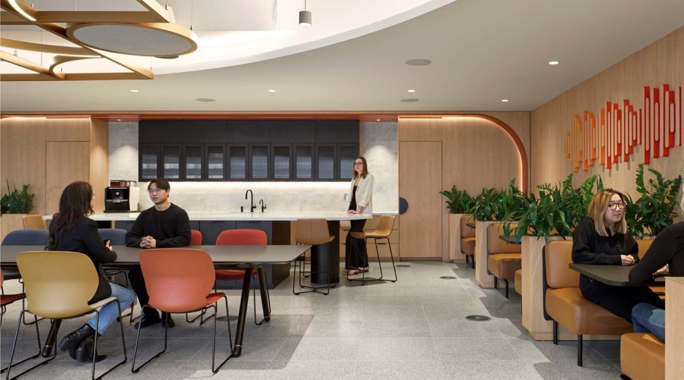 PwC Canada finished office interior