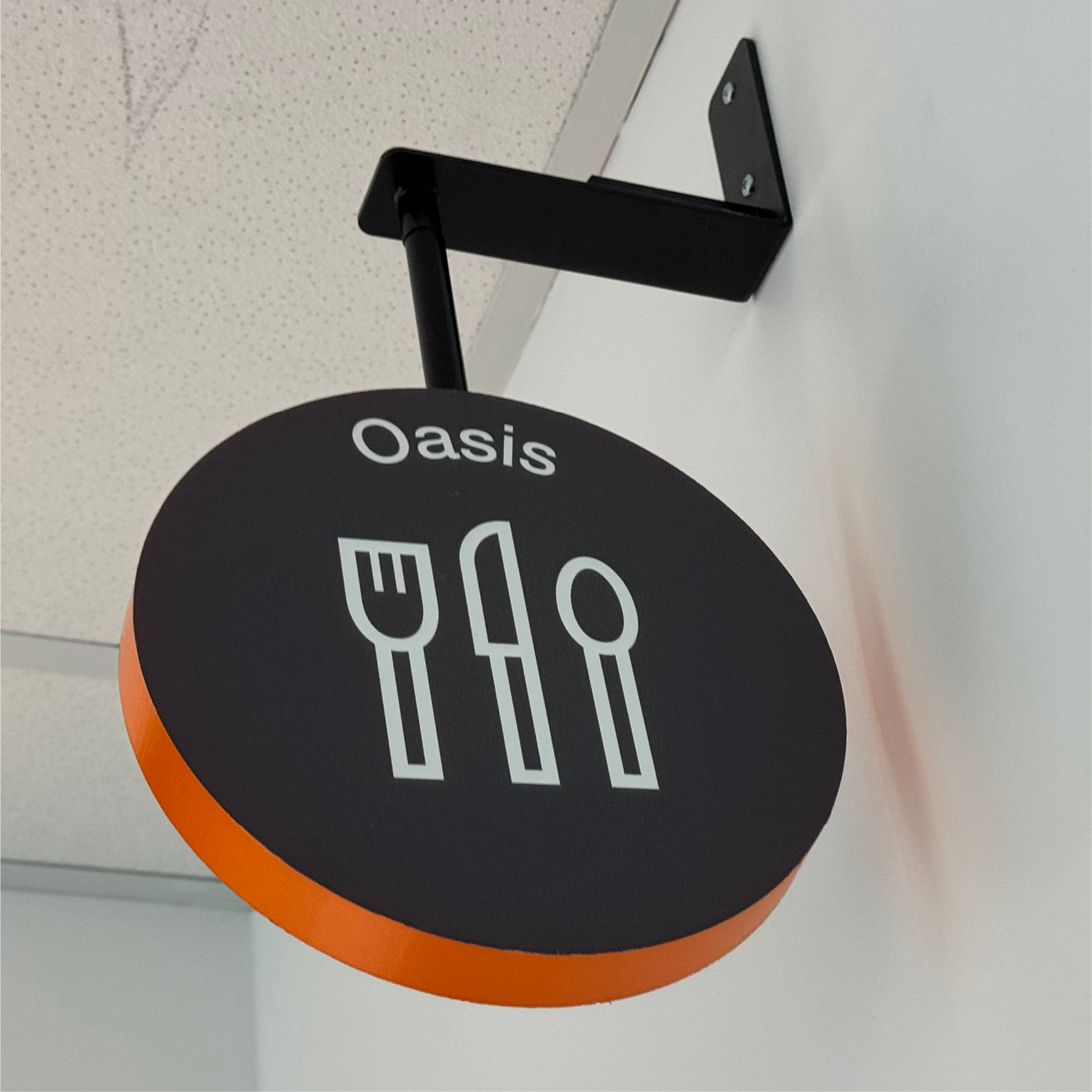 Office wayfinding signage