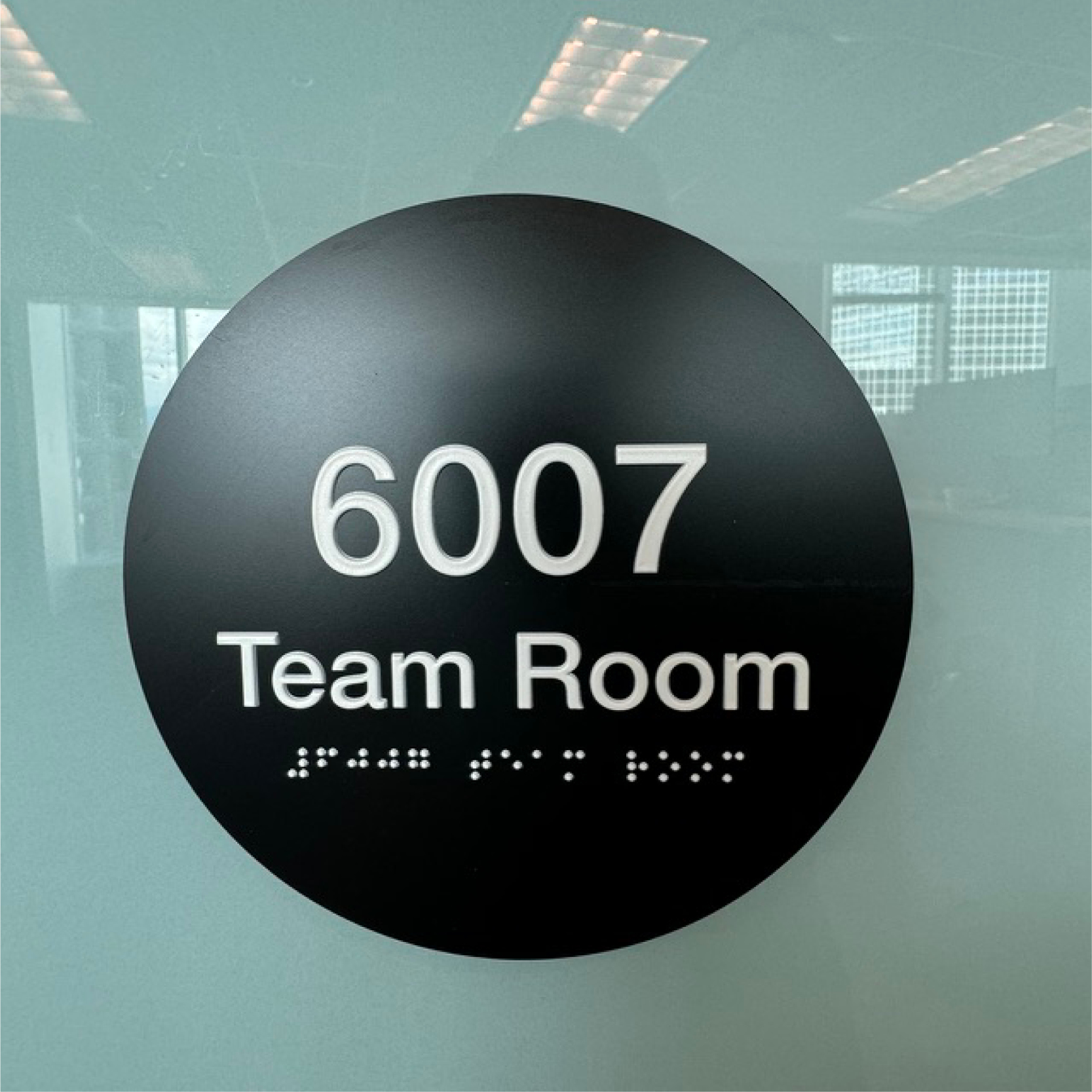 Office wayfinding signage