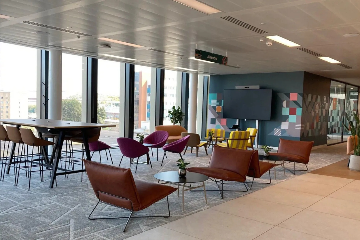 PwC UK branded office space