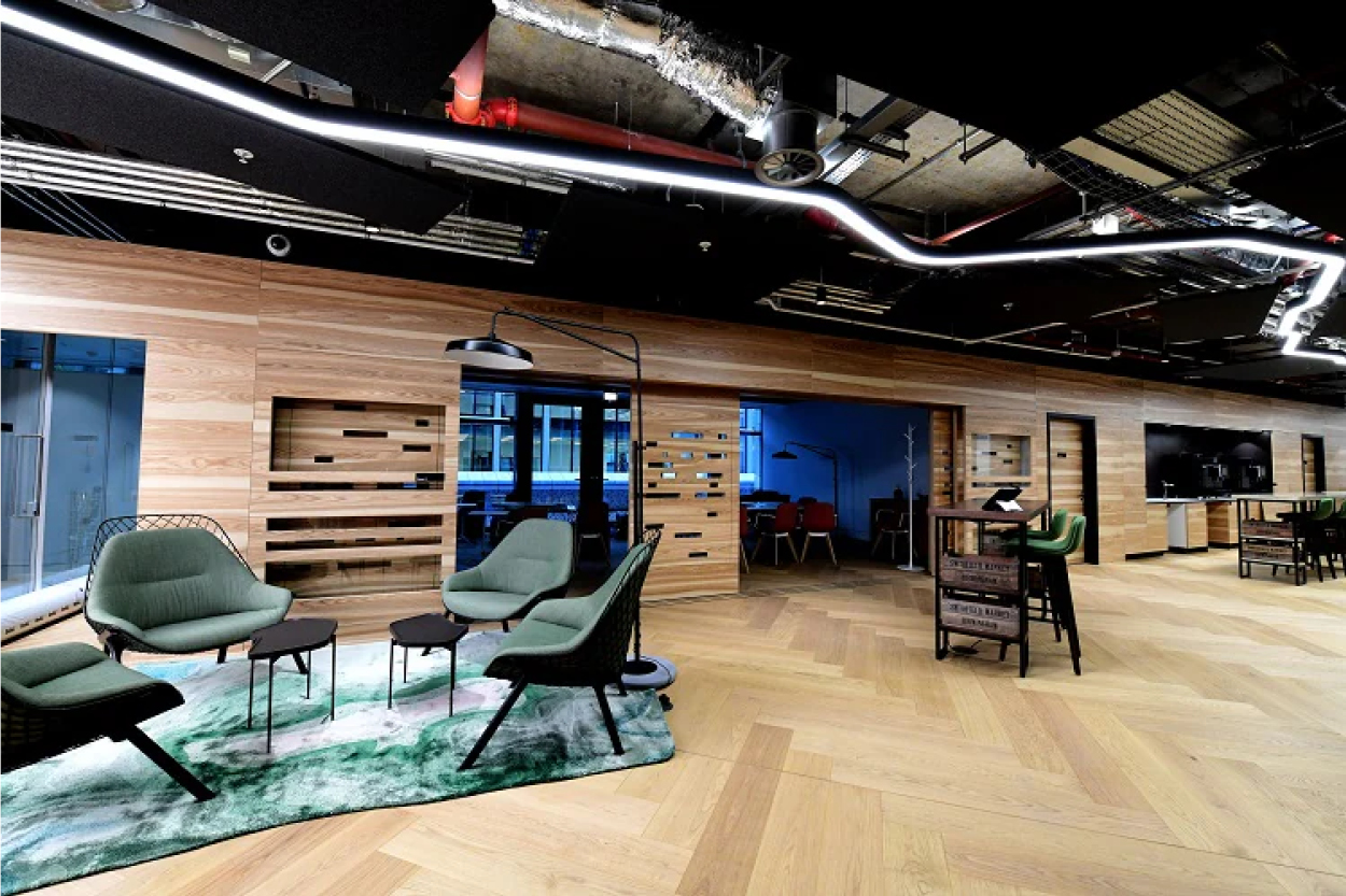 PwC UK branded office space